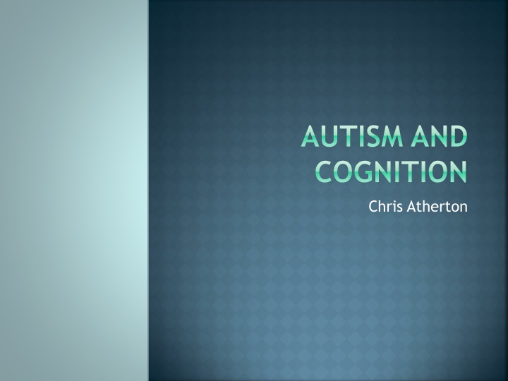 autism and cognition
