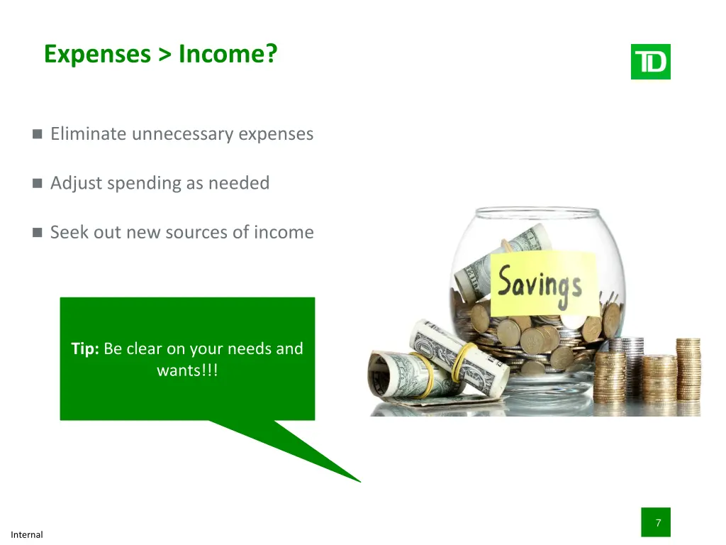 expenses income