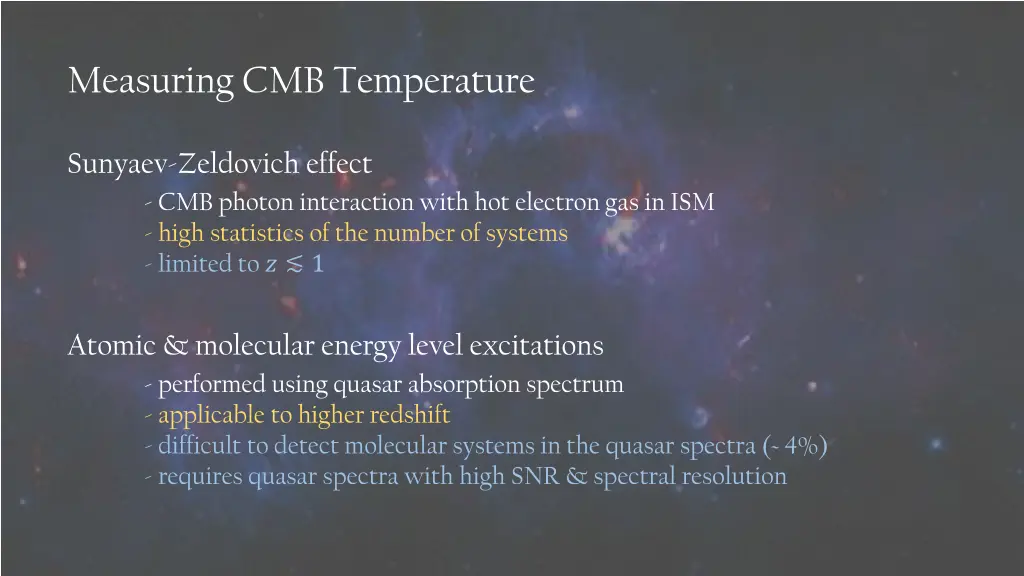 measuring cmb temperature
