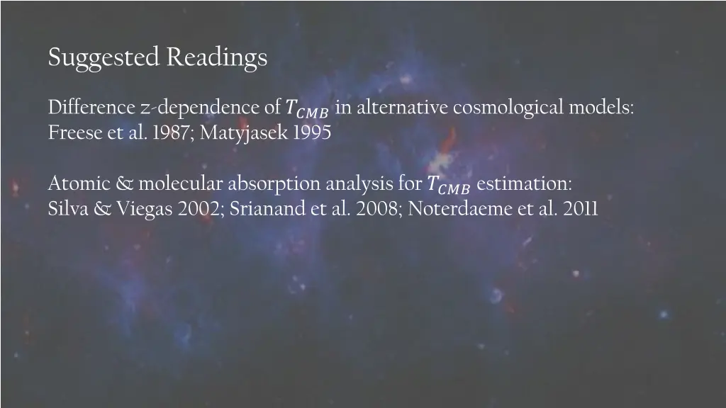 suggested readings