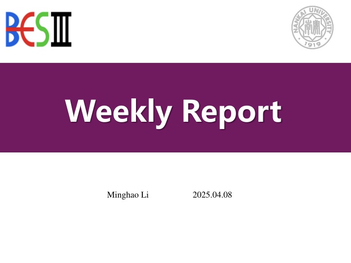 weekly report