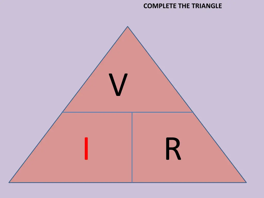 complete the triangle 1