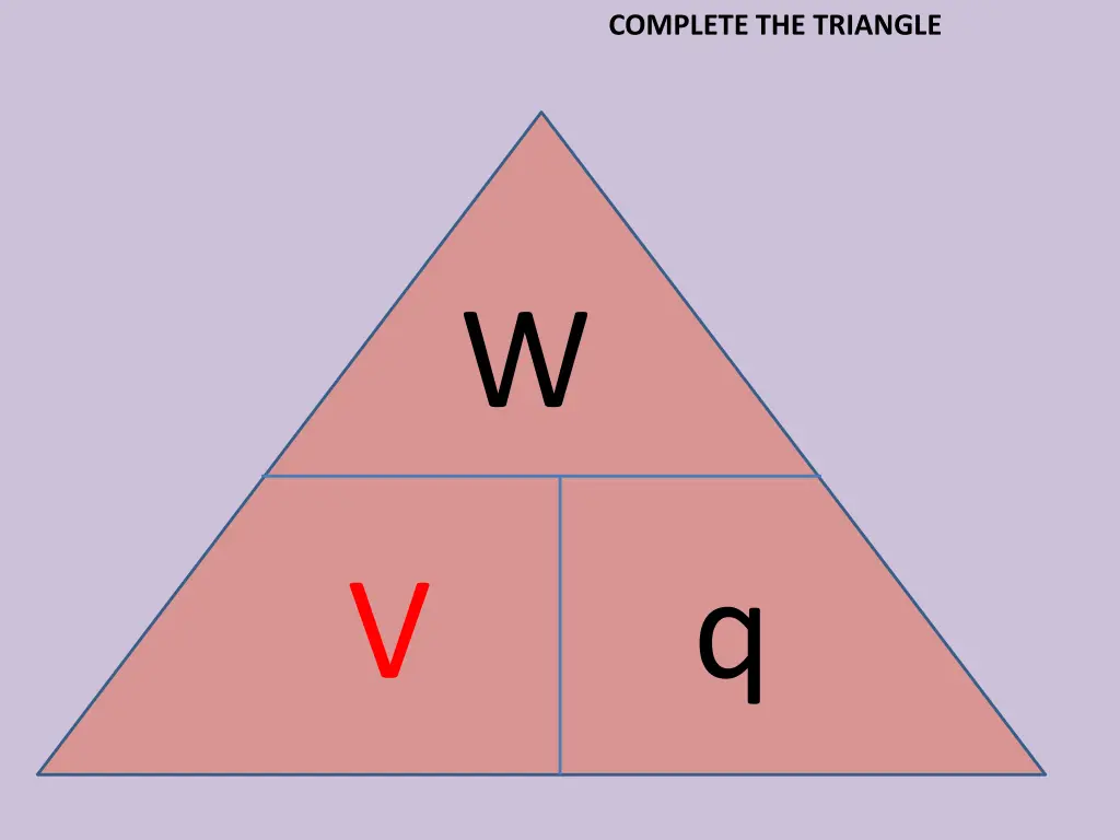 complete the triangle 4