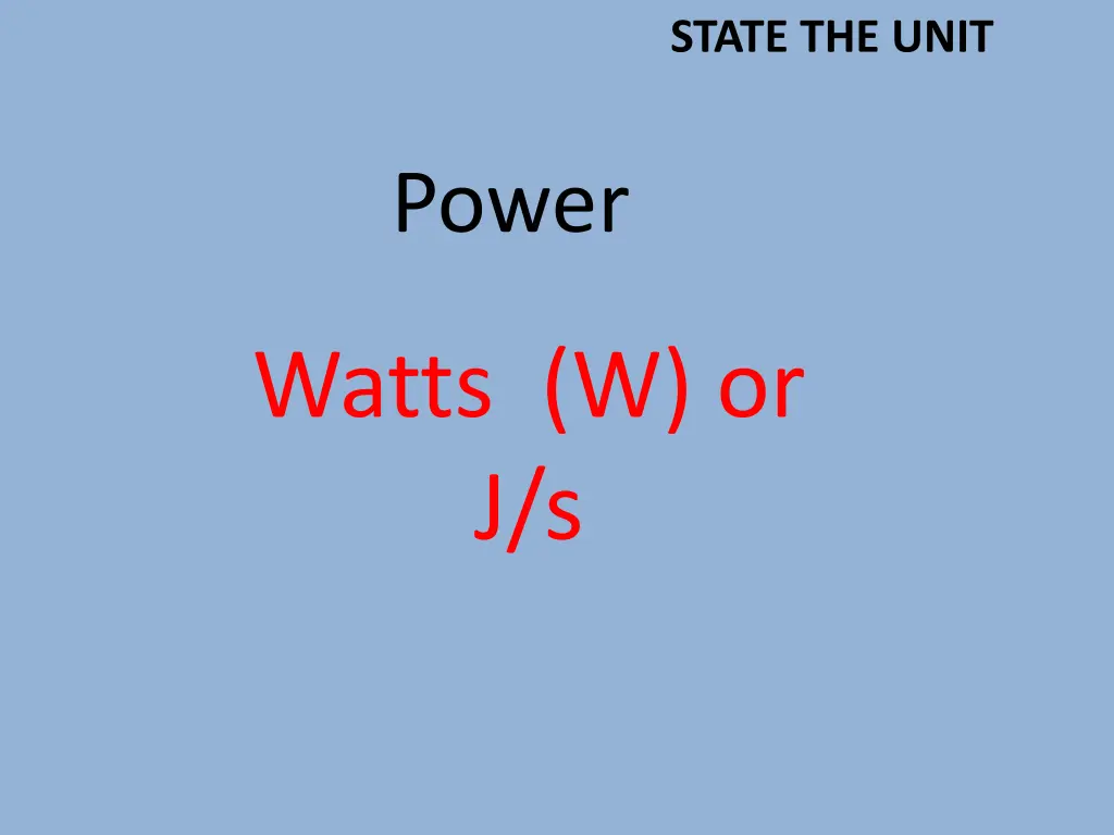 state the unit 3