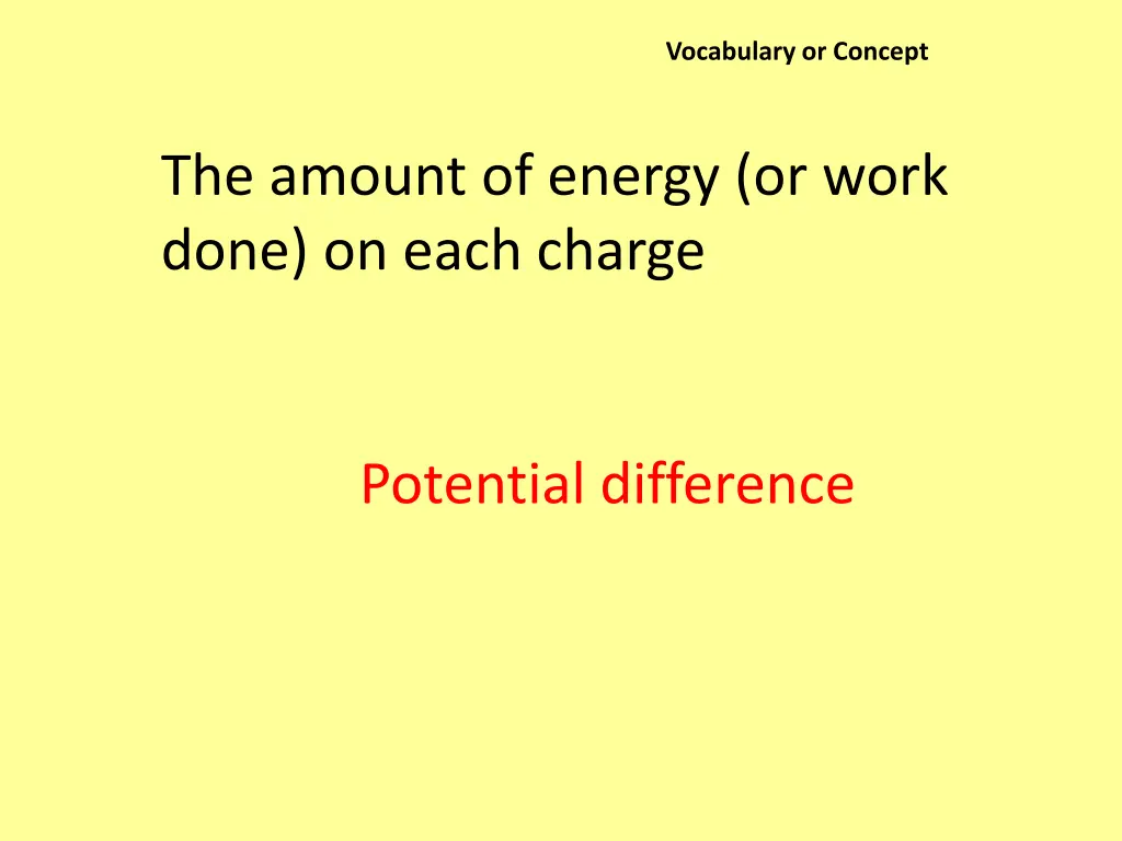 vocabulary or concept 5