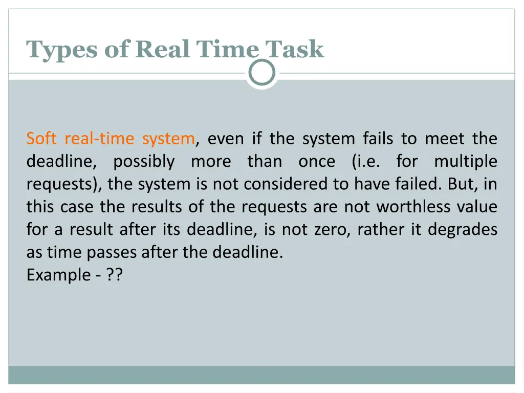 types of real time task 1
