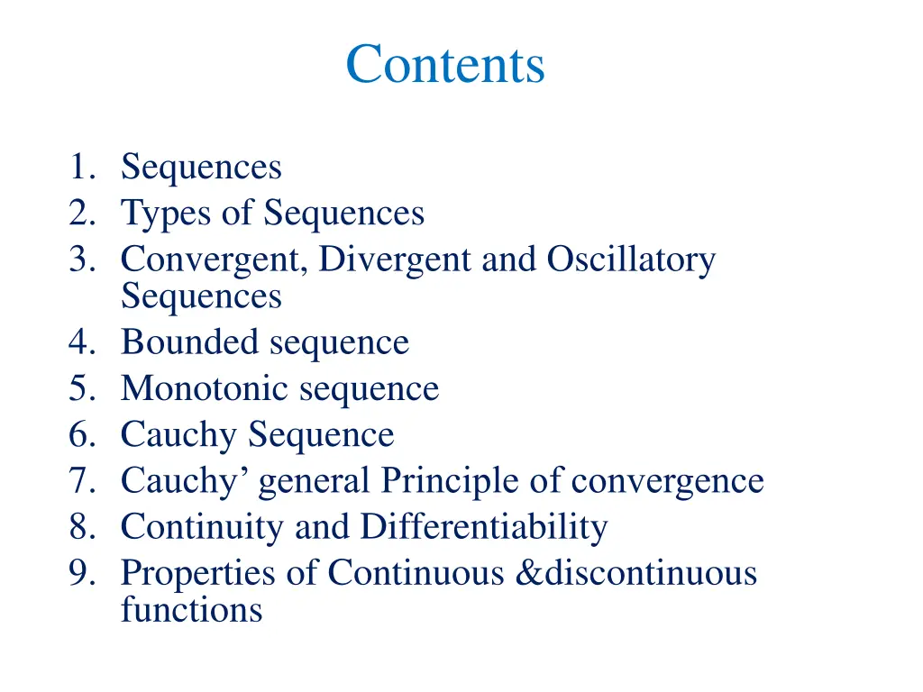 contents
