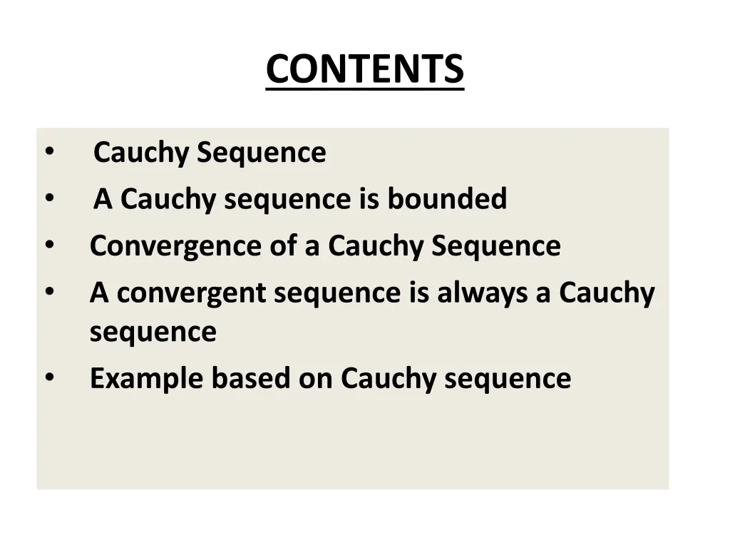 contents