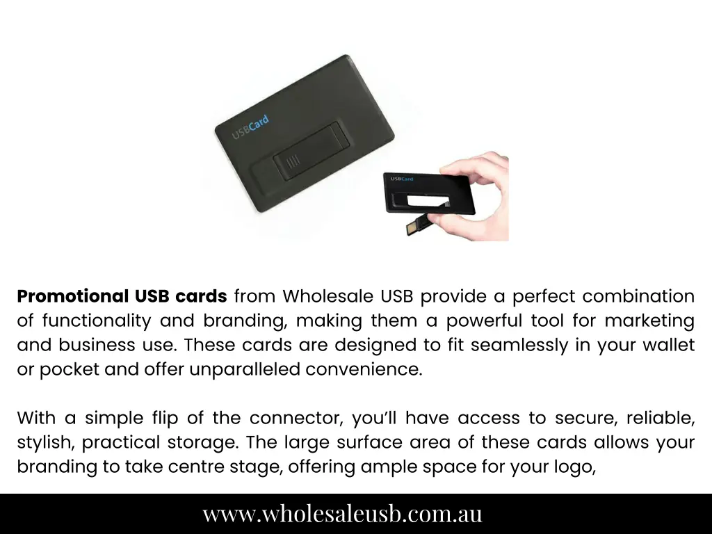 promotional usb cards from wholesale usb provide