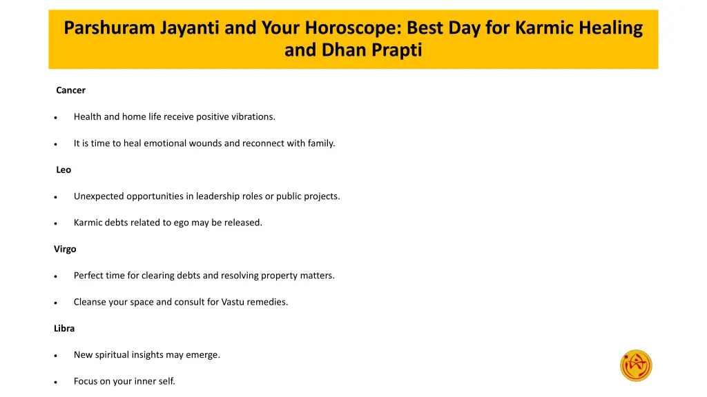 parshuram jayanti and your horoscope best 3