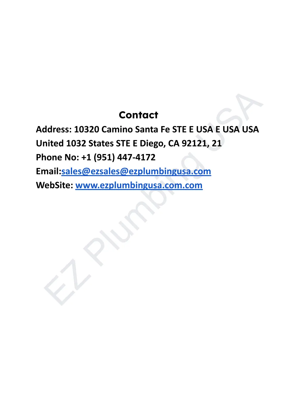 contact address 10320 camino santa