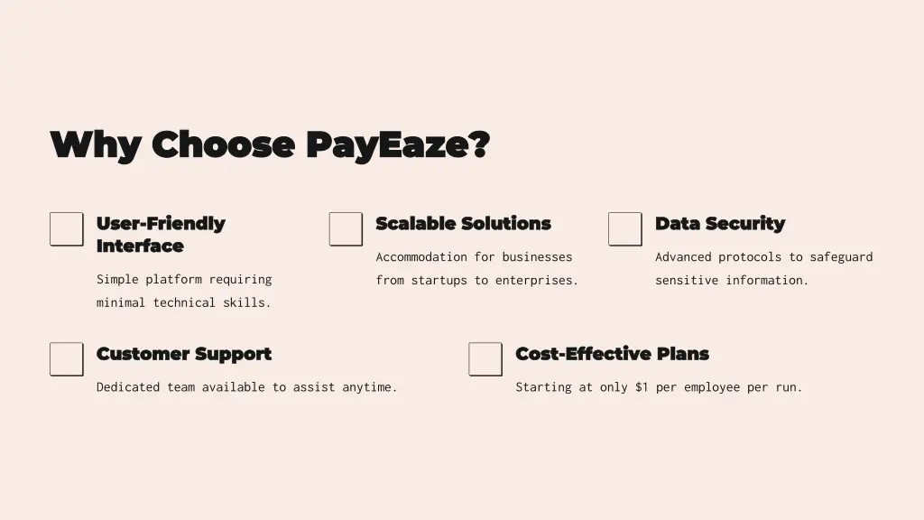 why choose payeaze why choose payeaze