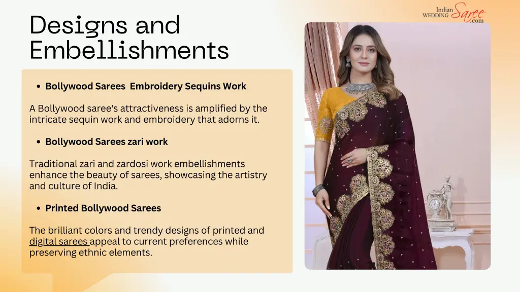 designs and embellishments