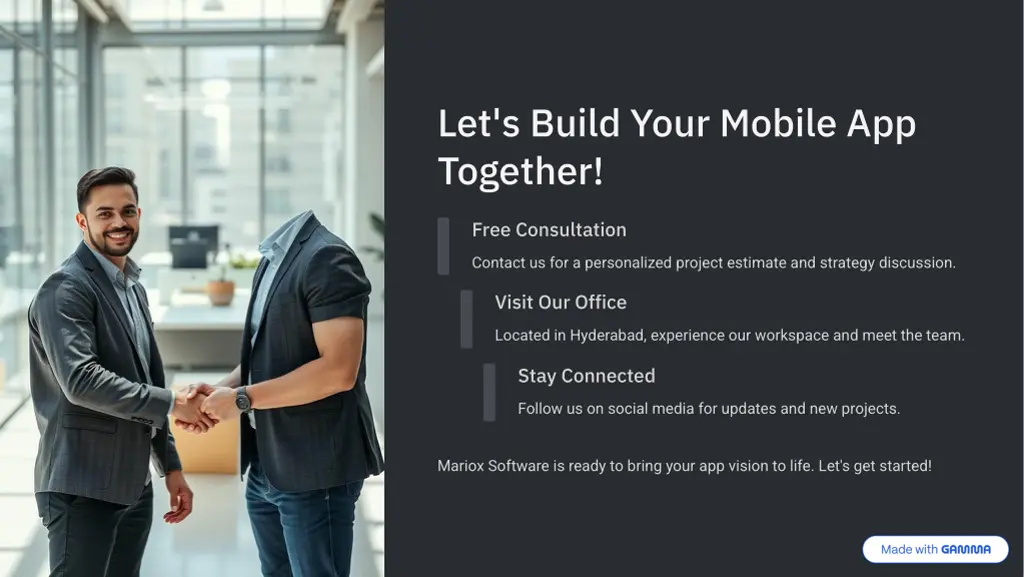 let s build your mobile app together