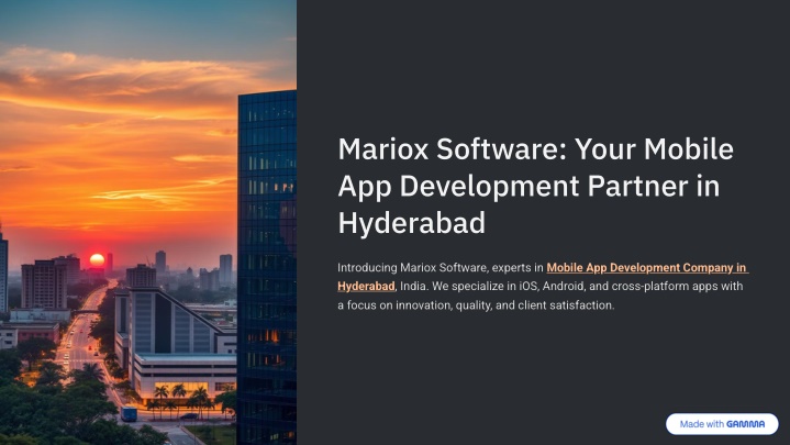 mariox software your mobile app development