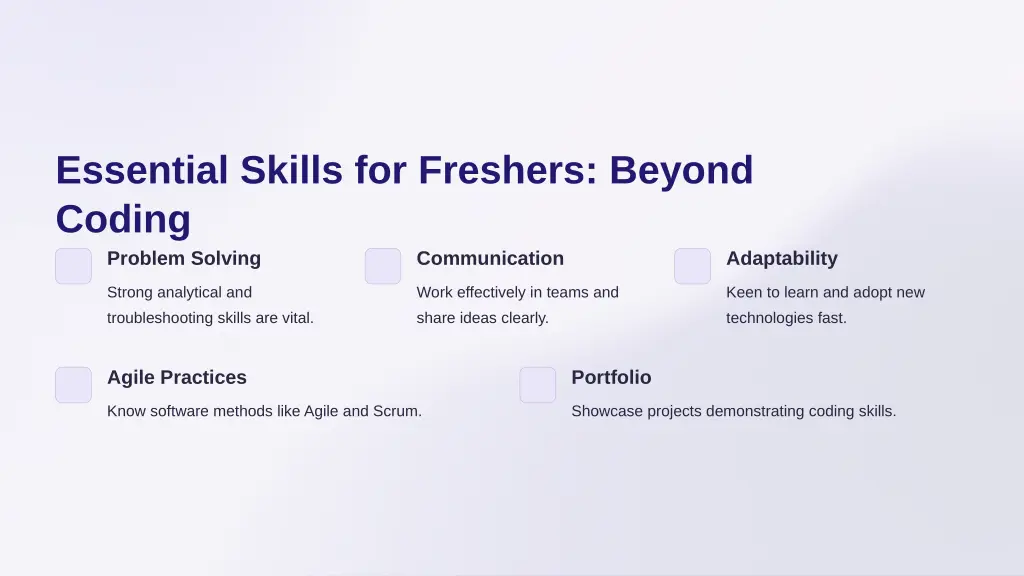 essential skills for freshers beyond coding