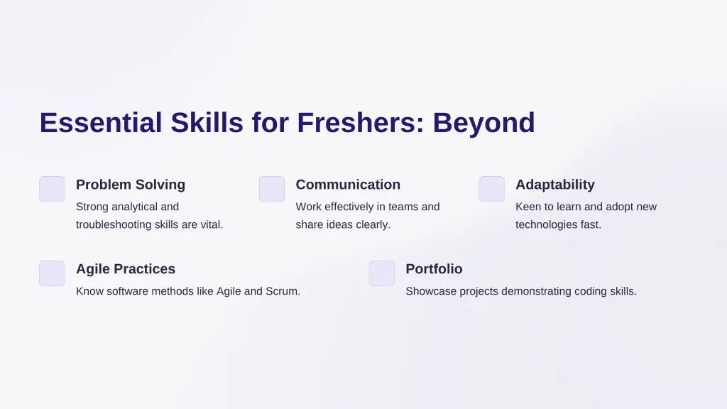 essential skills for freshers beyond