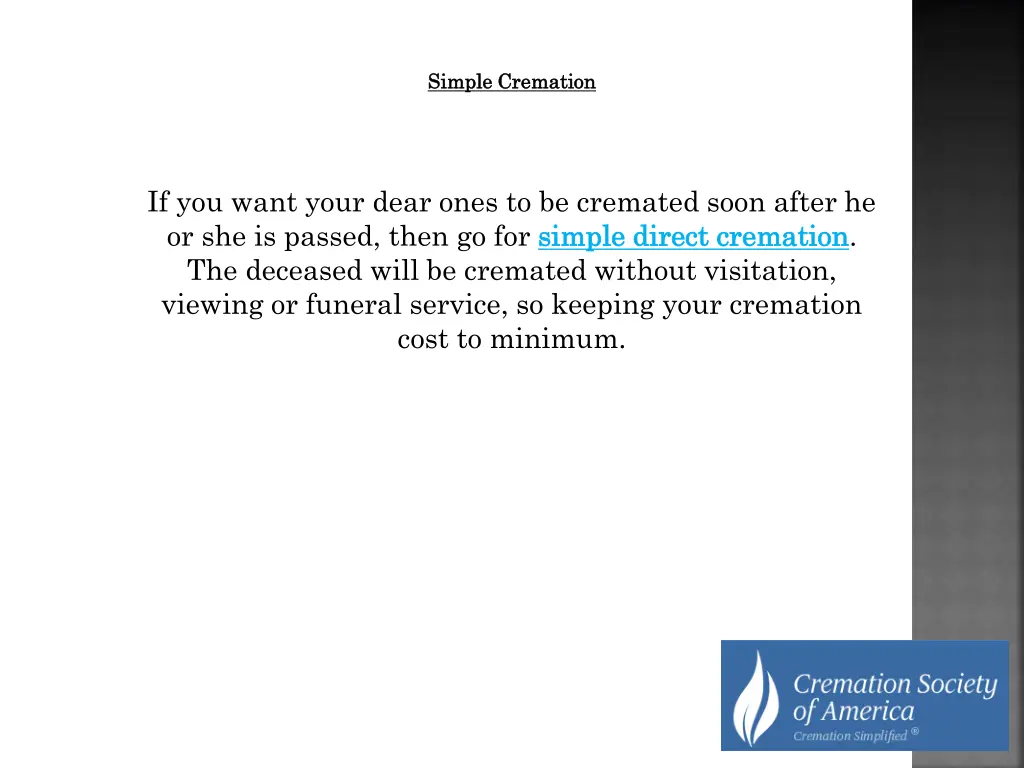 simple cremation simple cremation