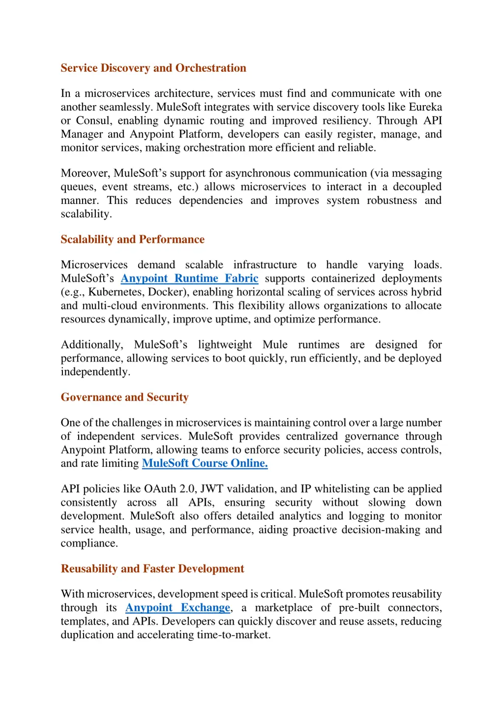 service discovery and orchestration
