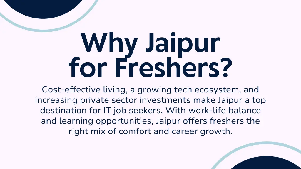 why jaipur for freshers cost effective living