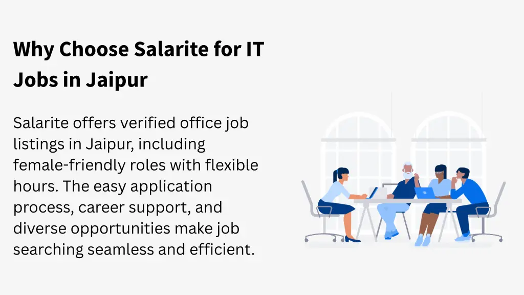 why choose salarite for it jobs in jaipur