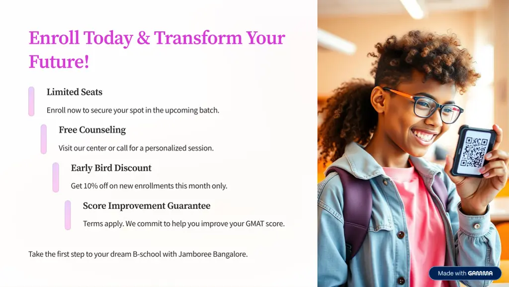 enroll today transform your future