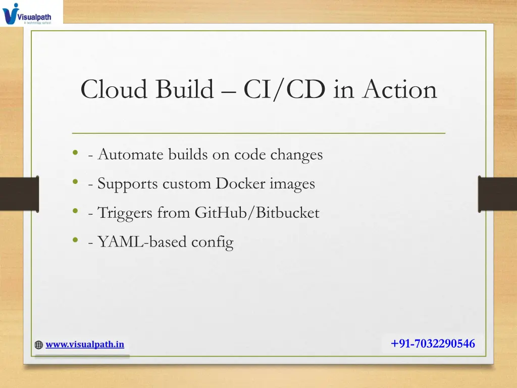 cloud build ci cd in action