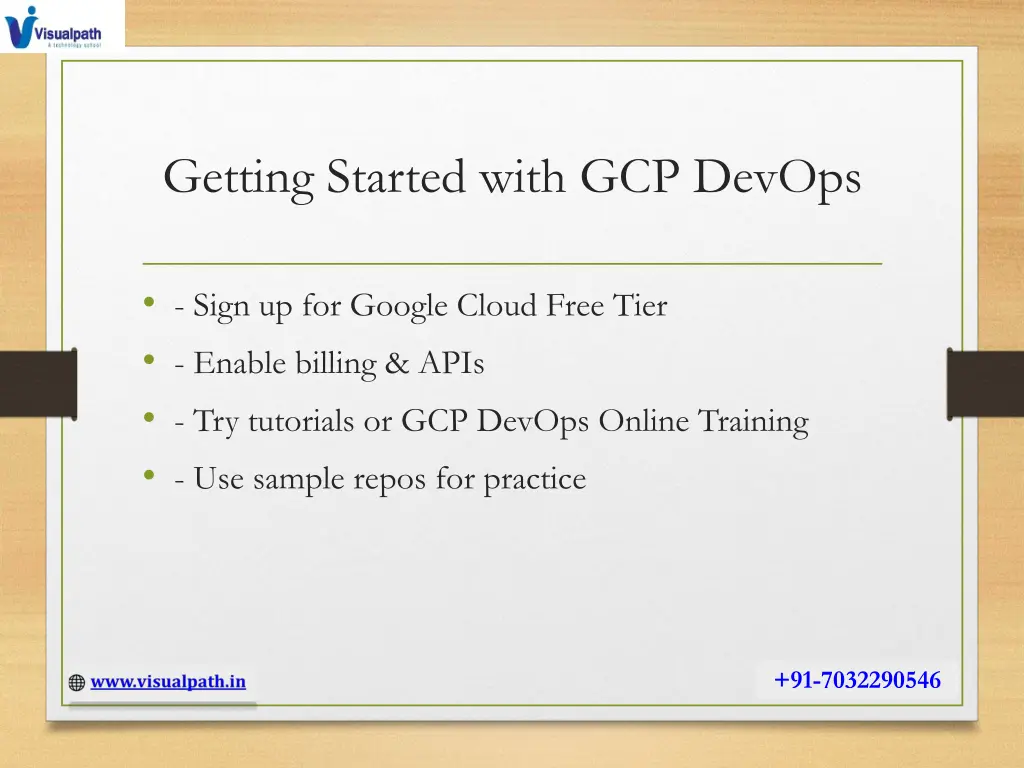 getting started with gcp devops