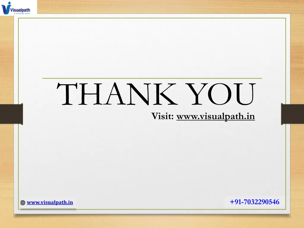 thank you visit www visualpath in