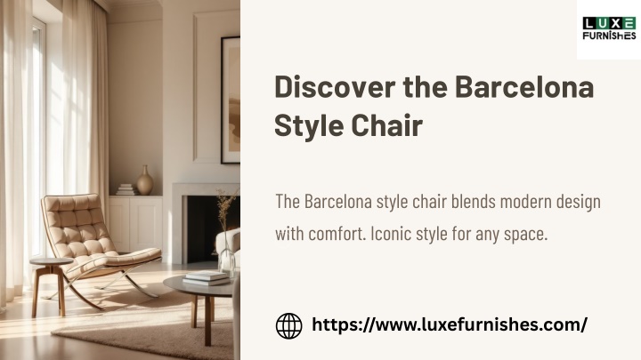 discover the barcelona style chair