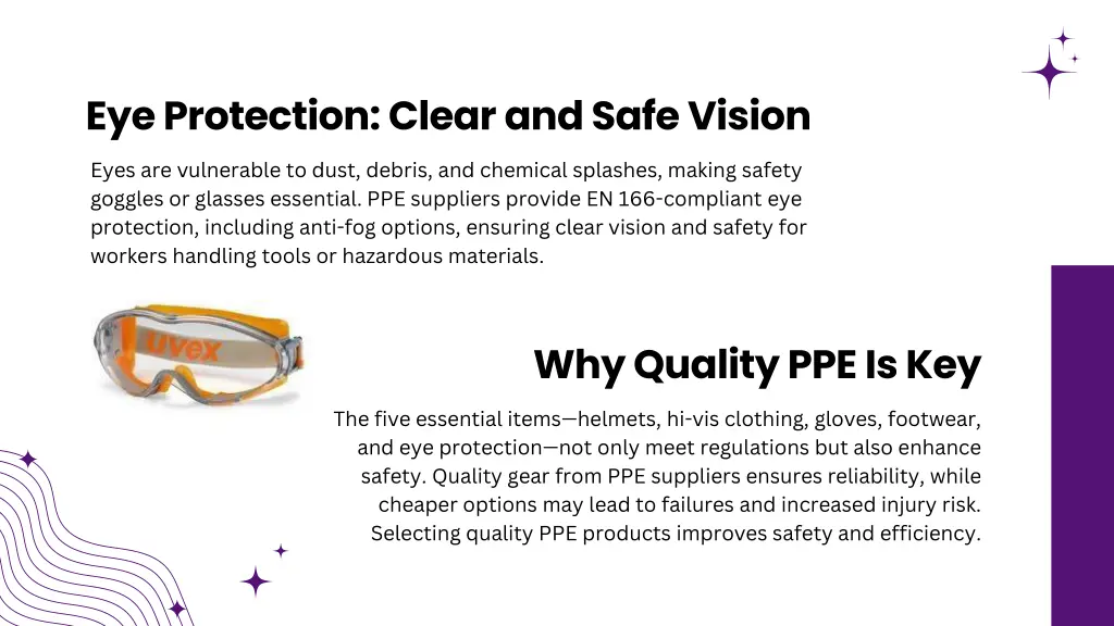 eye protection clear and safe vision