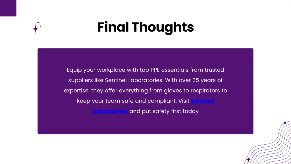final thoughts