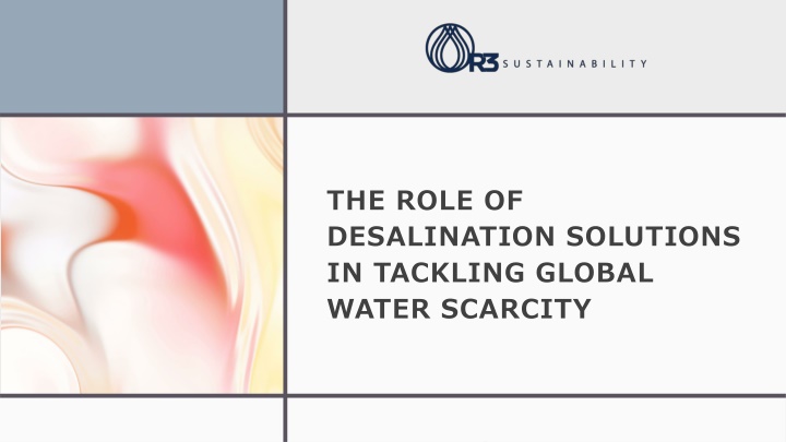 the role of desalination solutions in tackling