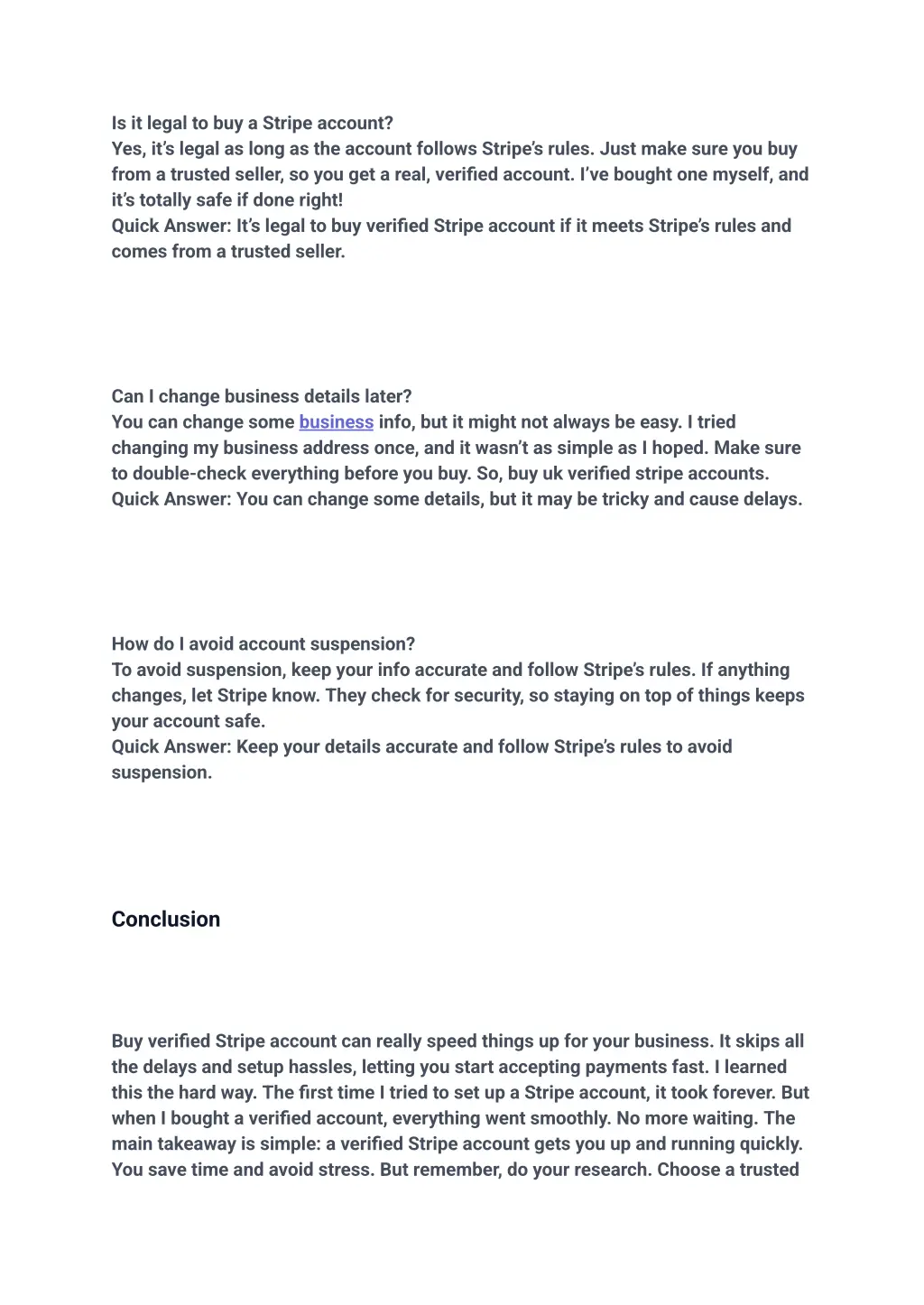 is it legal to buy a stripe account