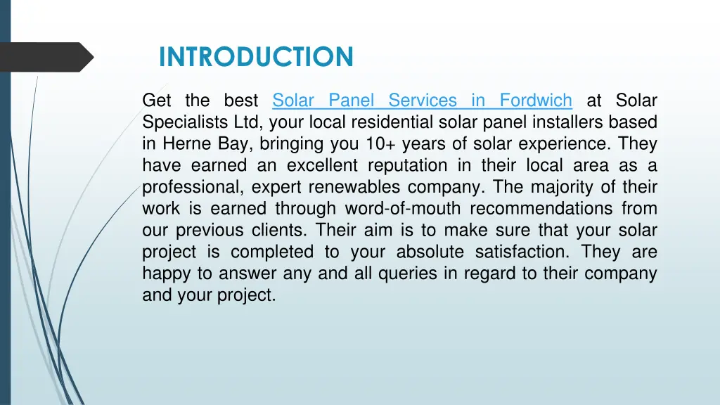 introduction