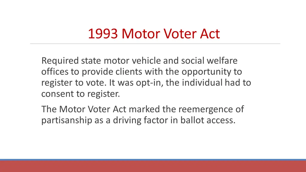 1993 motor voter act