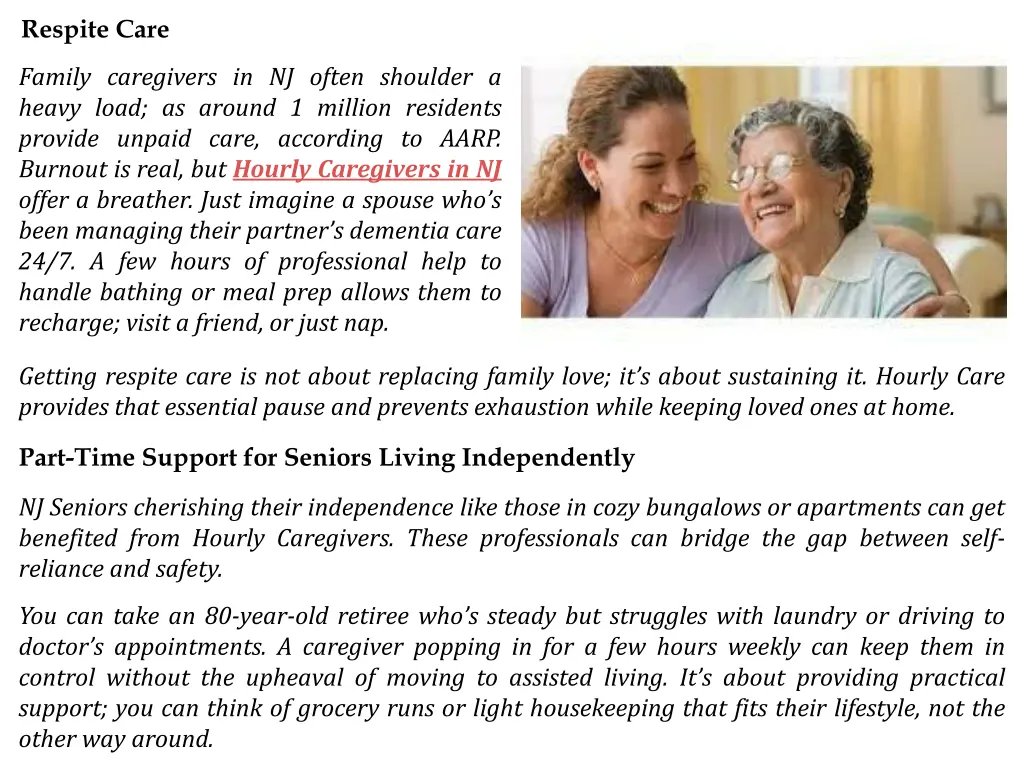 respite care