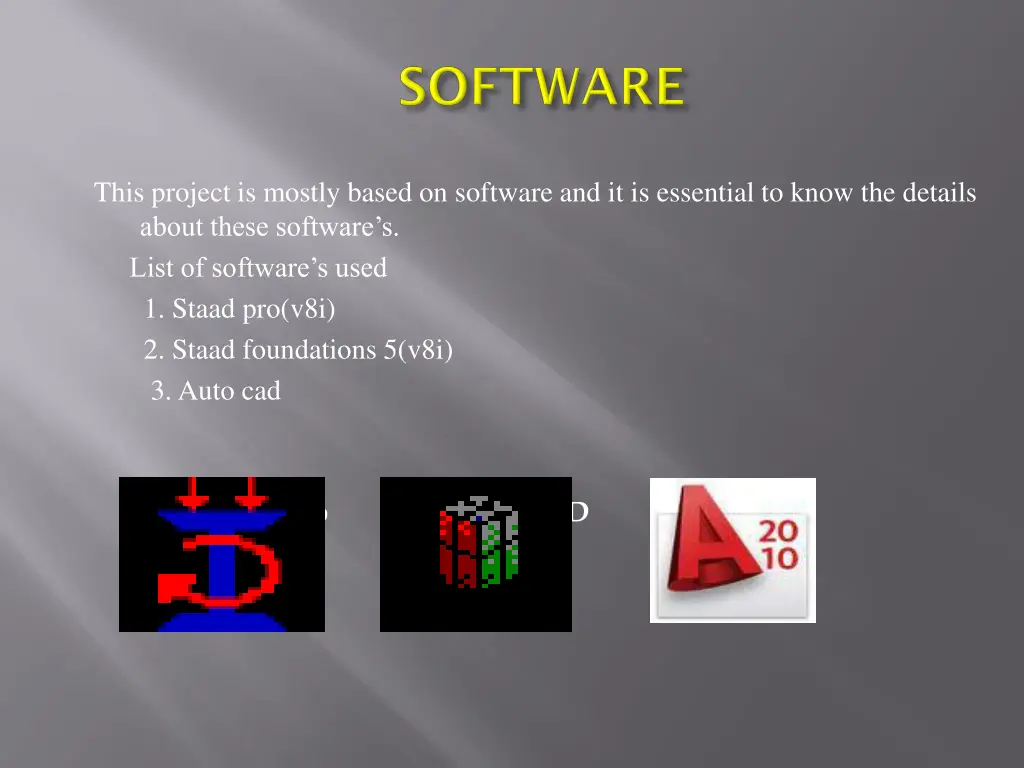 this project is mostly based on software