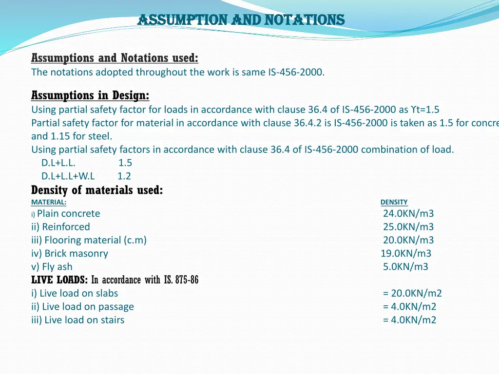 assumption and notations assumption and notations