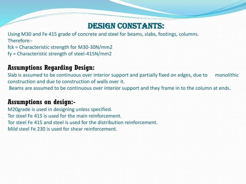 design constants design constants