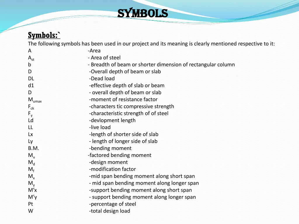 symbols symbols