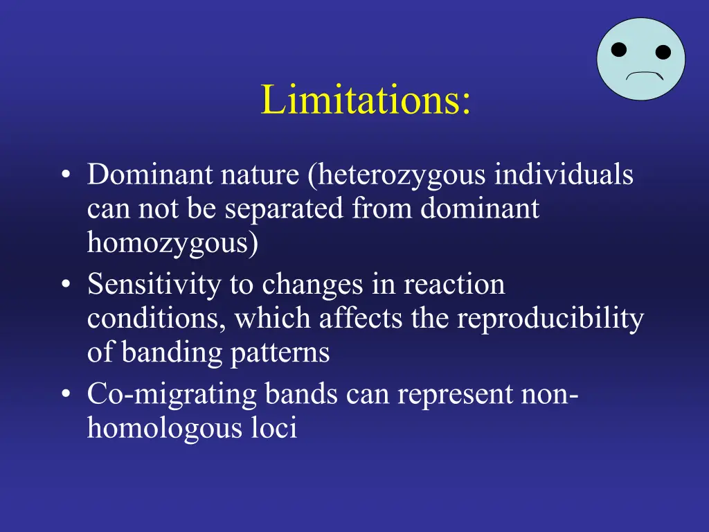 limitations