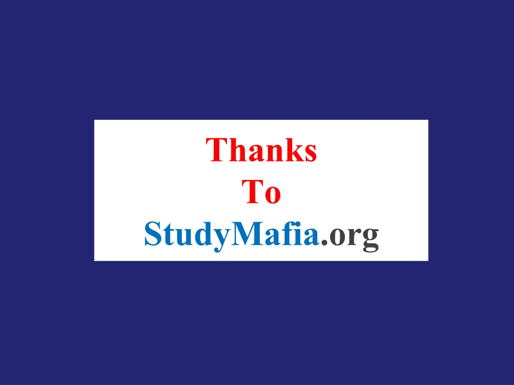 thanks to
