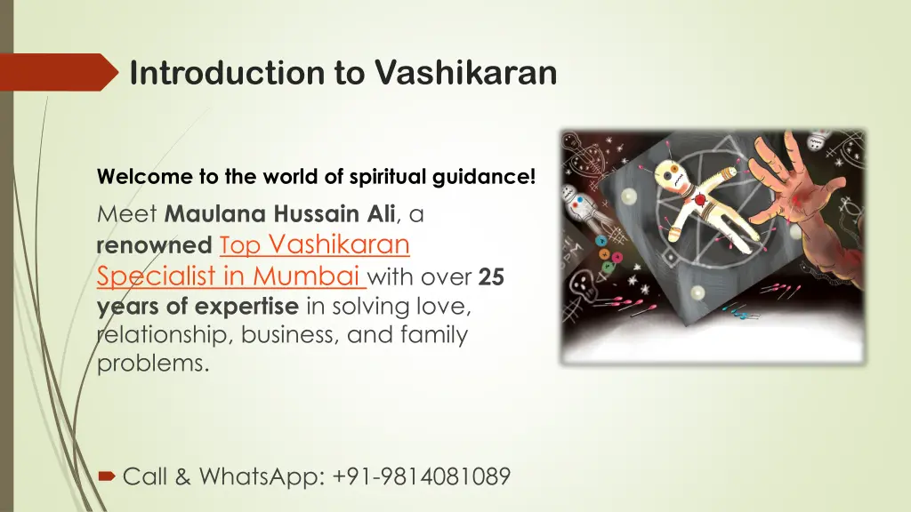 introduction to vashikaran