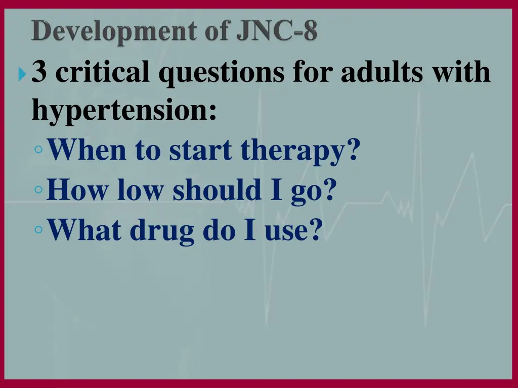 3 critical questions for adults with hypertension