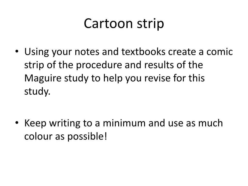cartoon strip