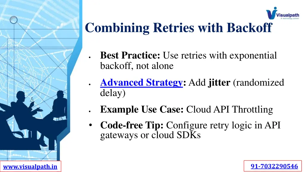 combining retries with backoff