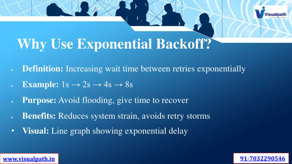 why use exponential backoff