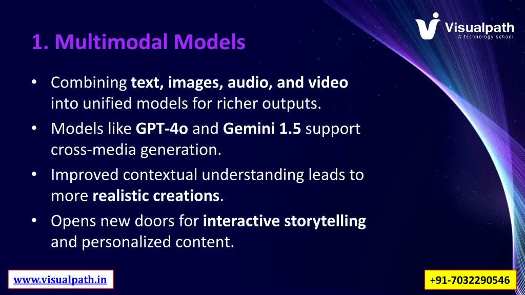 1 multimodal models