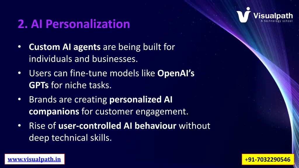 2 ai personalization